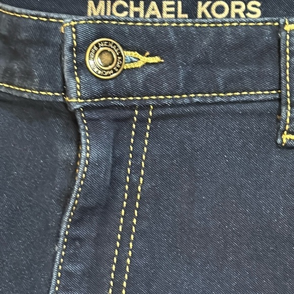 Michael Kors Dark Wash Ankle Length Straight Leg Jeans, EUC, size 14 - Picture 5 of 8